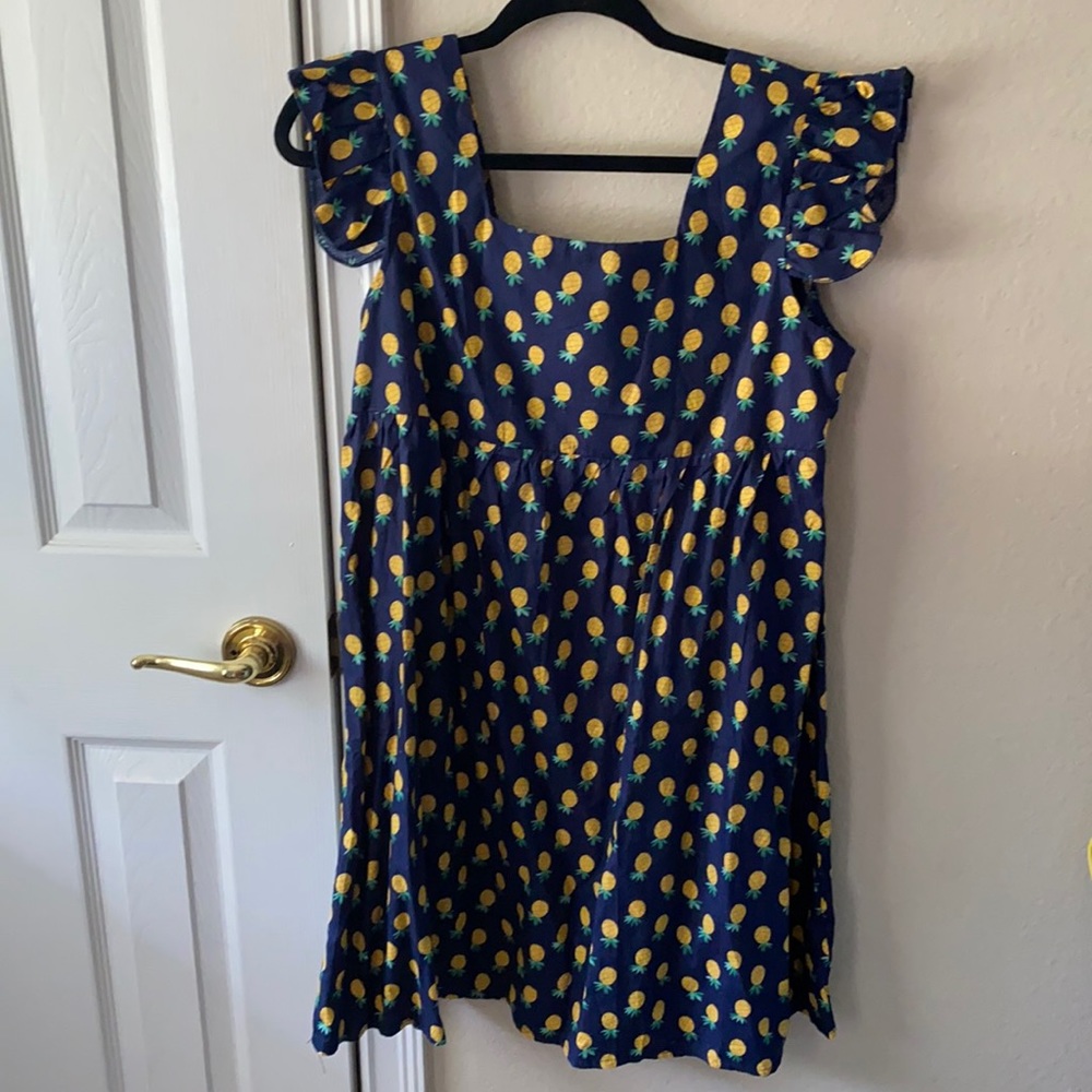 Pineapple print dress - Size S - Shein - Never worn